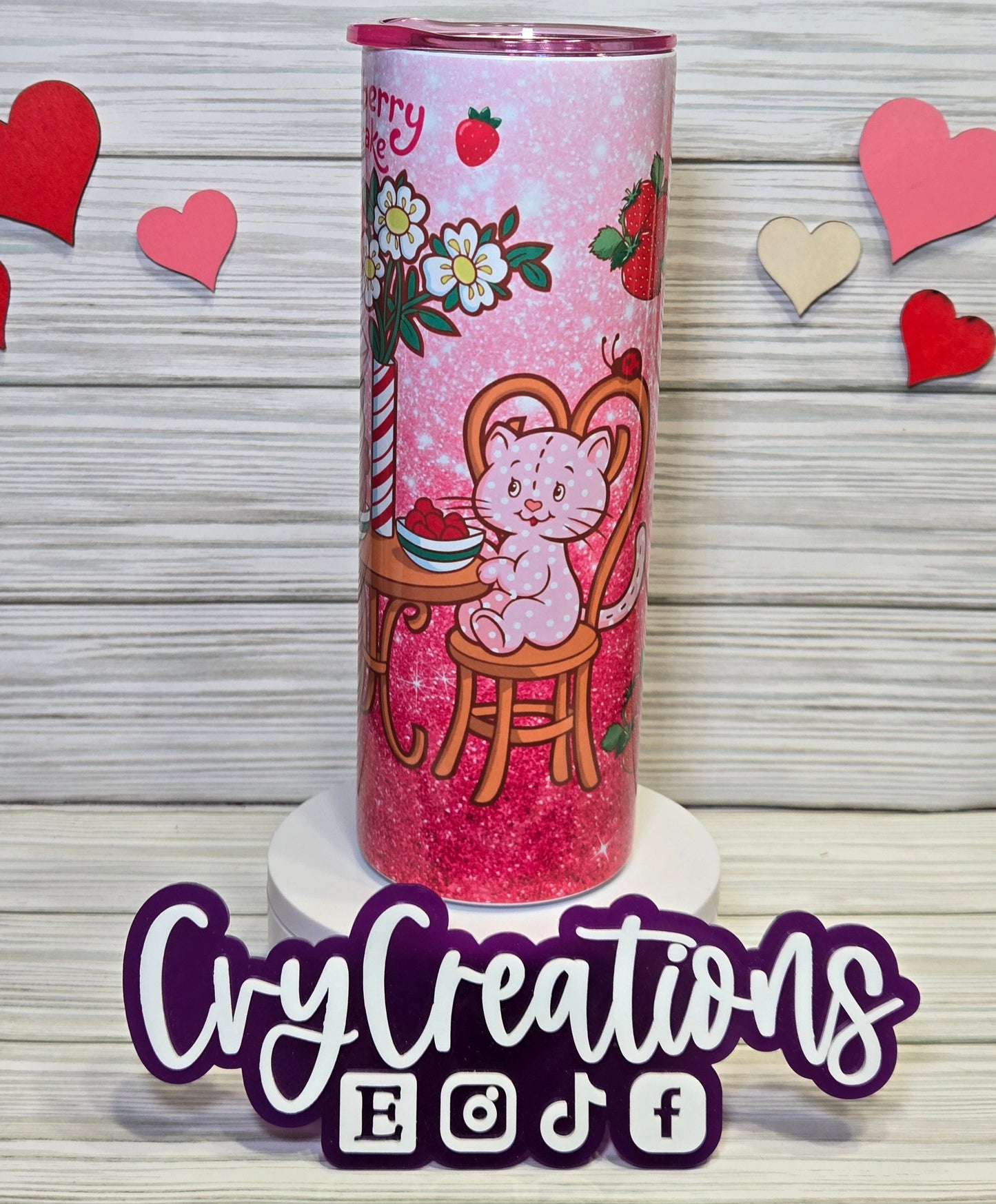 Berry Doll Cartoon Character 20oz Tumbler
