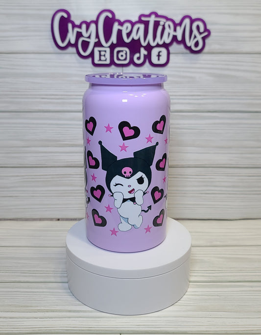Kuromi Purple, 16oz Stainless Steel Cup