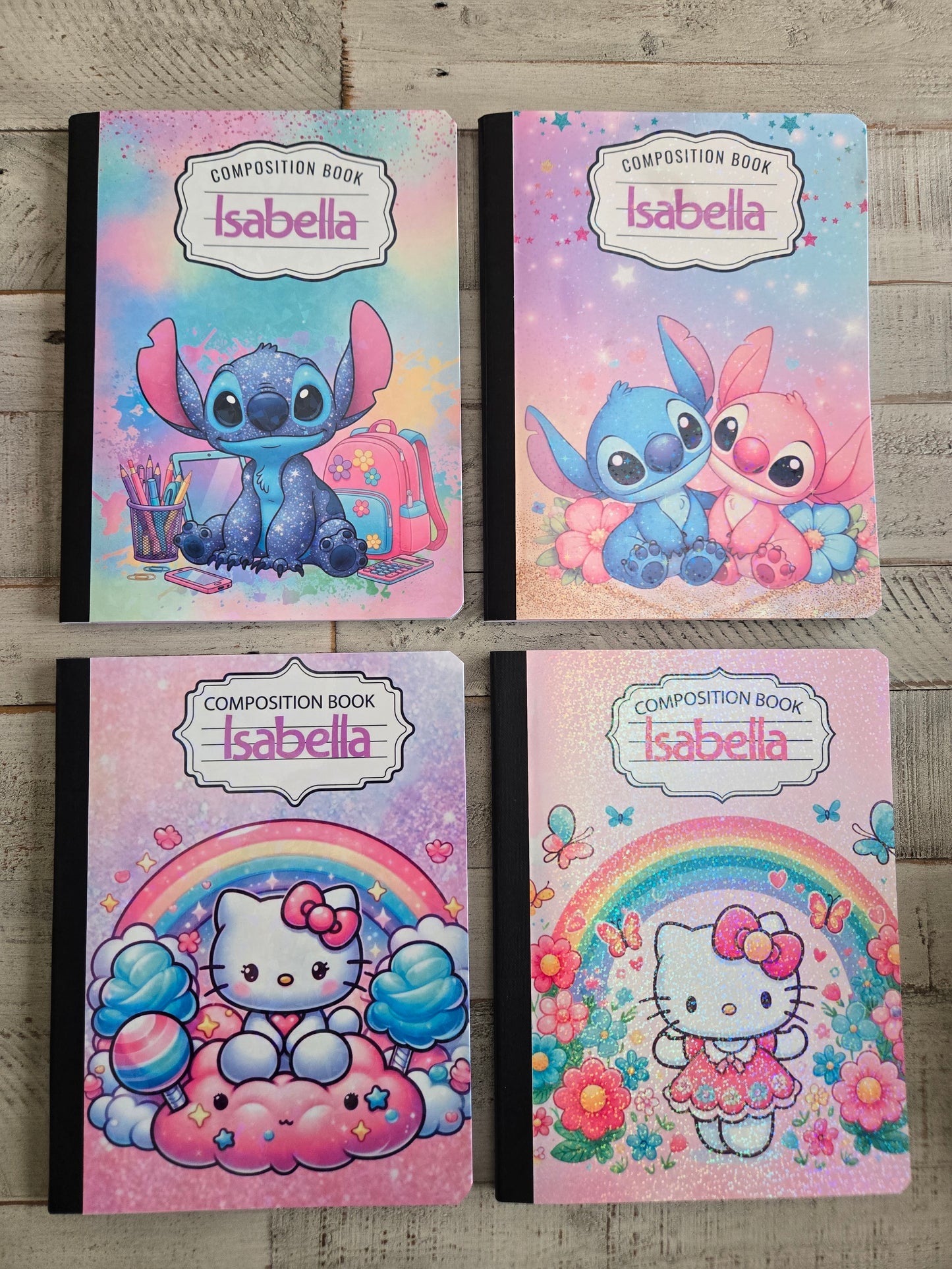 Cute Stitch Composition Notebook