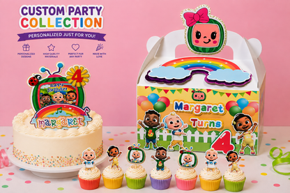 Birthday 3D Cake Topper Shaker